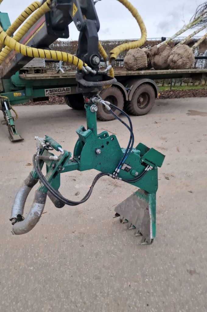 Damcon hydraulische kluitlaadhaak HK-800 R