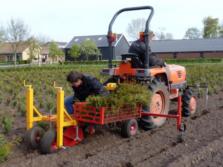 PL-10 1 rij-ige getrokken plantmachine