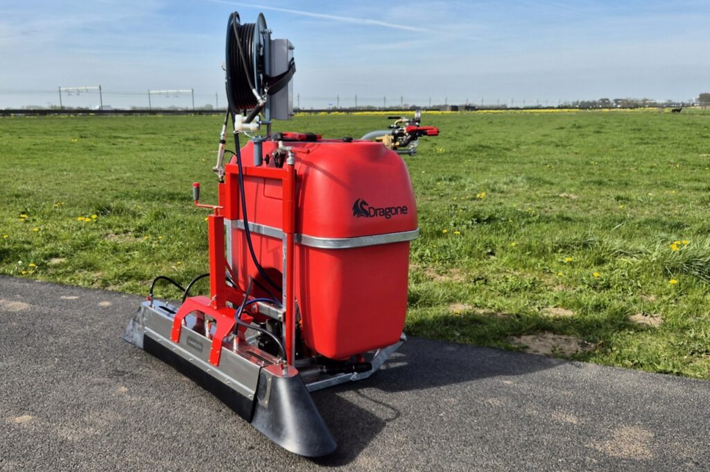Dragone GR-400 + RVS-spuitkap met 5 doppen + slanghaspel