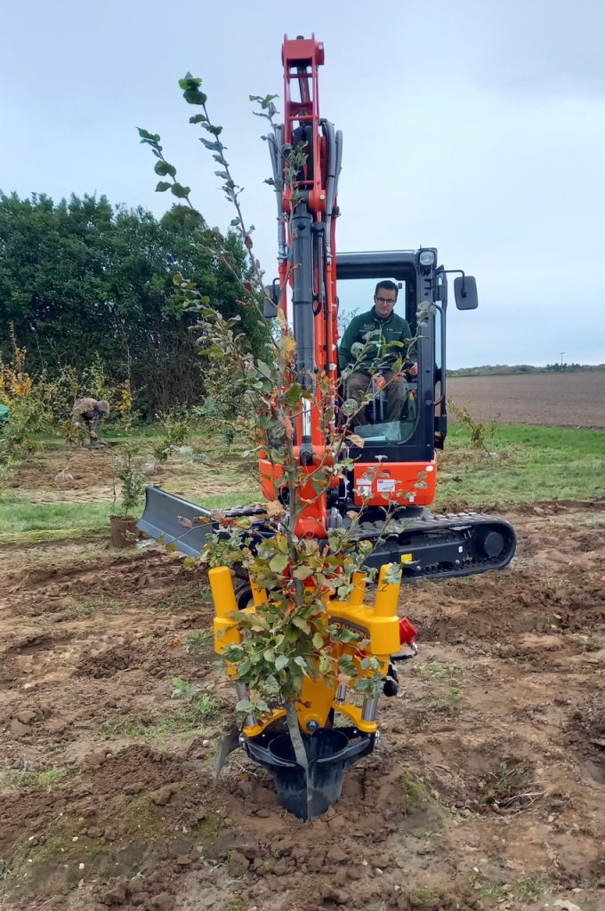 KLR-300M ST aan Kubota KX 037