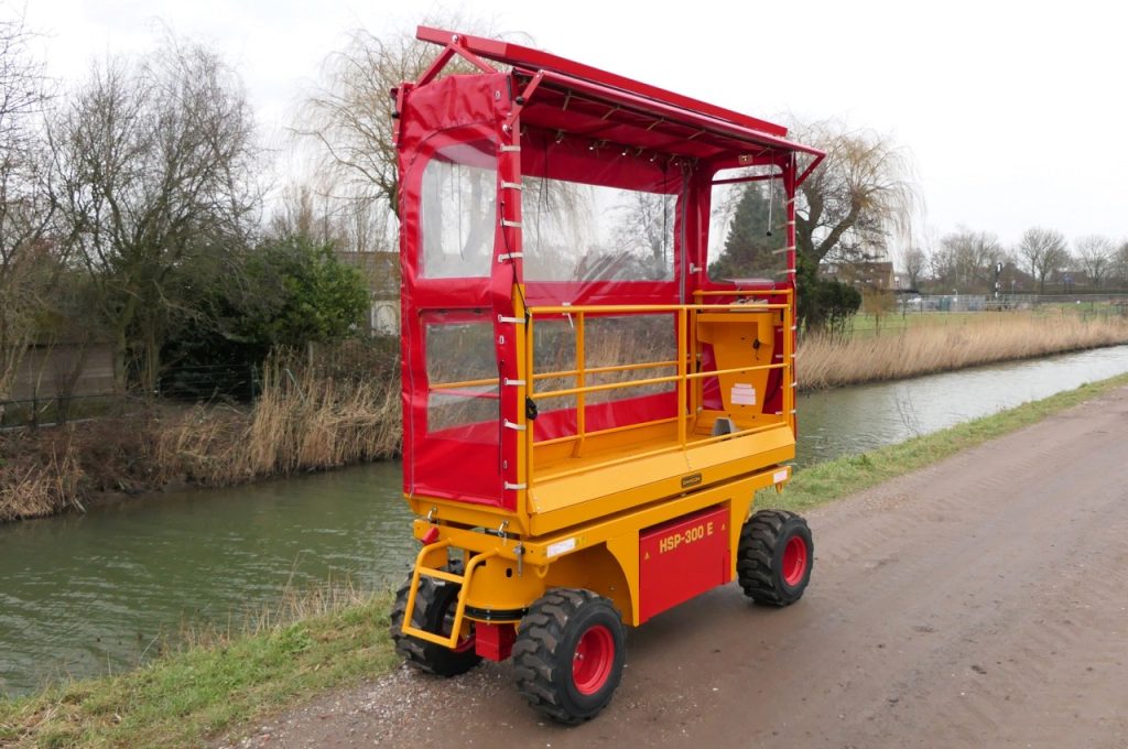 Huif met zonnepanelen