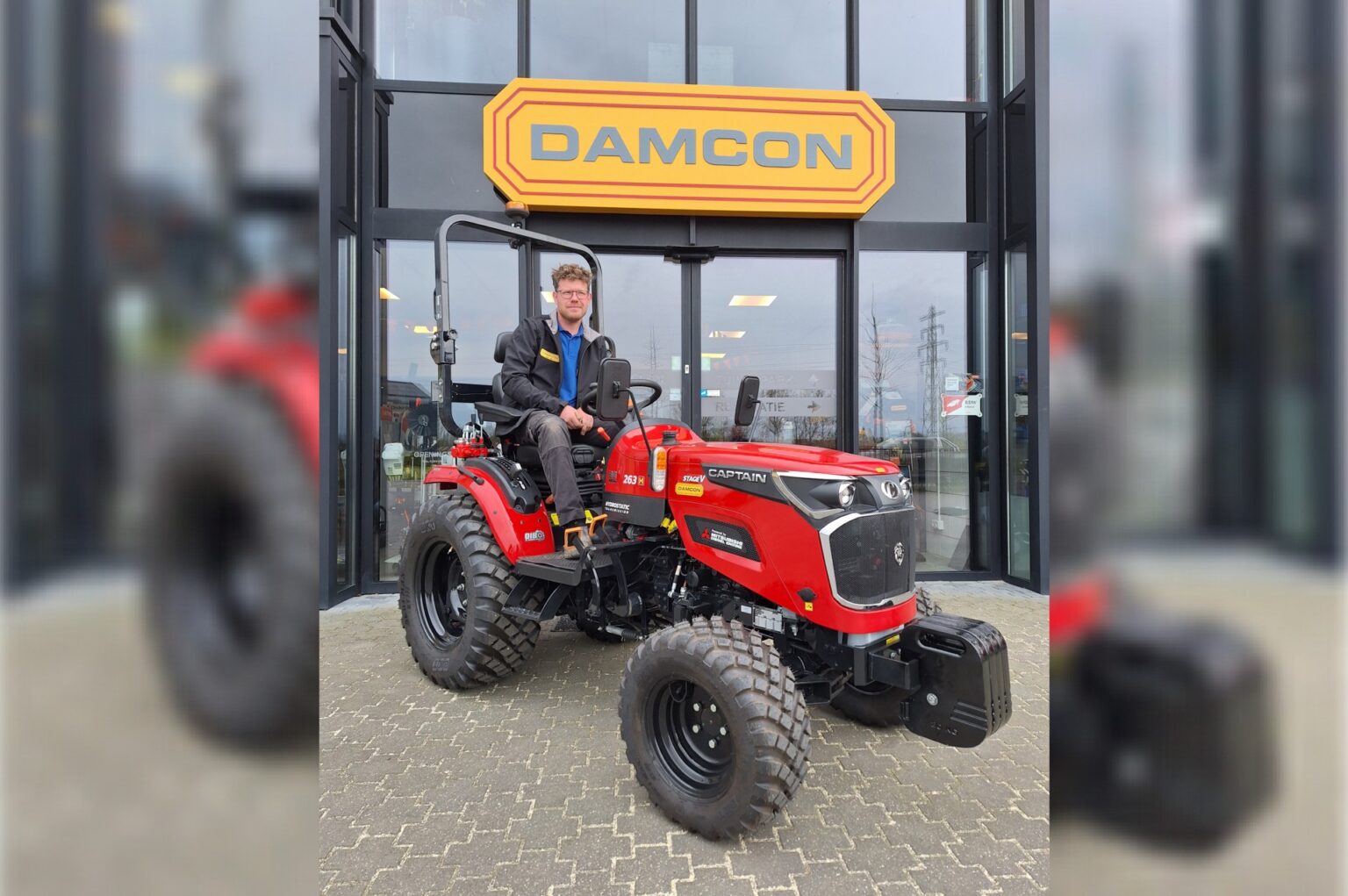 Damcon en Captain tractoren: ook in tuinaanleg een sterk koppel ...